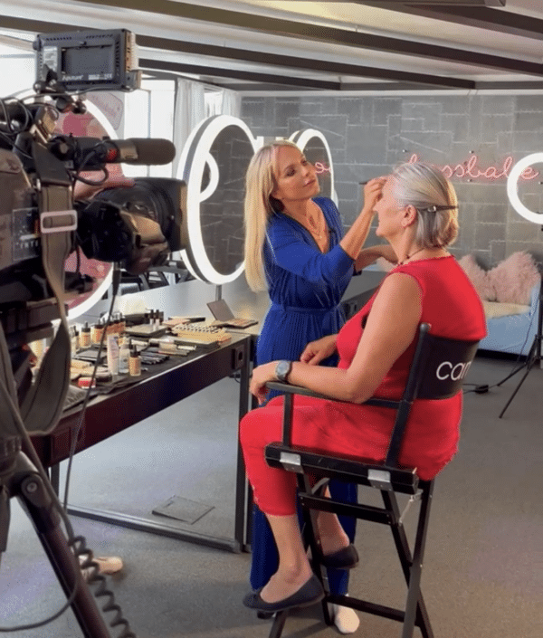 ORF Dreh senioren makeup workshop mit claudia kriechbaumer